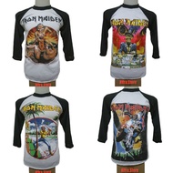 BAJU BAND IRON MAIDEN/KISS/ROLLING STONES/DEF LAMPPARD/ROLLING STONES LIDAH/ 3Q [NEW DESIGN 2024][Hi