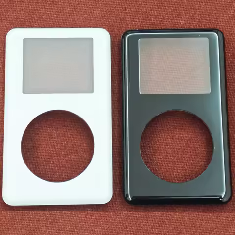 White Front Faceplate Housing Case Cover with Lens Window for iPod 4th Monochrome 20GB 30Gb 40GB 60G