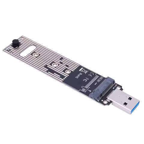 M.2 NVME Riser Board USB3.1 SSD Converter 10Gbps Gen 2 SSD To USB Adapter Card Plug and Play for Sam