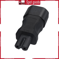 XI IEC320 C14 to C7 Cloverleafs Male to Figure 8 Female Adapter 3Pin C14 Male Plugs to C7 Female Pow