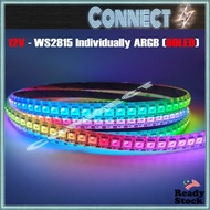 12V ARGB WS2815 Led Light Strip 12v 60Leds Per Meter WS2815 Waterproof Individually Addressable Led 