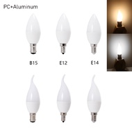 Dimmable 3W LED Candle Bulb E14 E12 B15 Led Light 220V-240V Led Lamp No Flicker Spotlight Chandelier