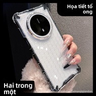 DAIMANG | Ốp Lưng Chống Sốc Trong Suốt Hình Mật Ong cho Huawei Mate70Pro Pura70Pro Mate60Pro P70 P60