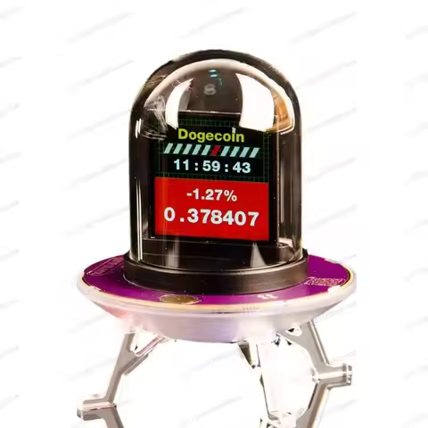 Creative Weather Clock, Bitcoin Stock Exchange Rate Display, Multifunctional Desktop Gadget