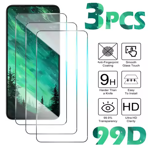 3PCS 9D Tempered Glass Screen Protector For Samsung Galaxy A04 A14 4G A24 A54 5G A05 A15 A35 M10 M20