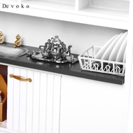 [Cuticate1] Miniature 1:12 Scale Dollhouse Kitchen Furniture Set Dining room set White