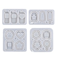 Resin Silicone Molds Quicksand Casting Molds Epoxy Resin Shaker Mold for Pendant Jewelry Decoration Crafts Making DIY