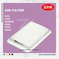APM AIR FILTER TOYOTA VIOS NCP93 ALTIS WISH HARRIER NOAH VOXY 17801-21050 17801-0M020
