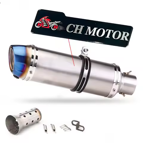 CH MOTOR 51mm Motorcycle Exhaust Muffler Escapes Para Motos for Z1000 Z900 GSR600 FZ6N R1 R6 R3 high