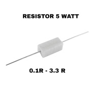 0.1R - 3.3R 5WATT 5% RESISTOR (01600119)