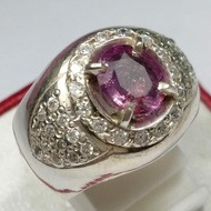 CINCIN BATU PERMATA RUBY MATA UDANG CEYLON MEWAH ISTIMEWA