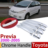 online for Toyota Previa Estima Tarago XR30 XR40 2000~2005 Chrome Door Handle Cover Car Accessories