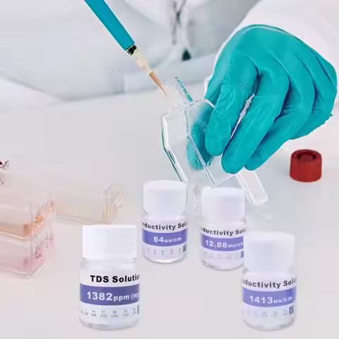 Calibration Solution For EC TDS Testers 25ml 84us/cm 1413us/cm 12.88ms/cm 1382ppm TDS PH ORP Calibra