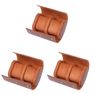 P.K.YO-3X 1-Slot Watch Roll Travel Case Portable Vintage Leather Watch Display Case Watch Storage Bo