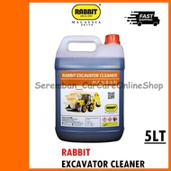 RABBIT EXCAVATOR CLEANER - 5Lt - jcb cleaner / SUPER Degreaser Spray Heavy Duty / Engine Degreaser Chemical - 5LRABBIT E