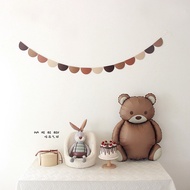 Mori Series Baby Full Month Hundred Days Birthday Decoration 100 Days 30 Days 4 Months Decoration Se
