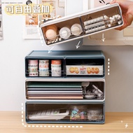 Desktop Transparent Drawer Storage Box Cosmetics Organizer Box Office File Stationery organizer