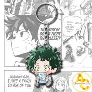 My Hero Academia Midoriya Bakugo Todoroki Dabi All Might anime character keychain