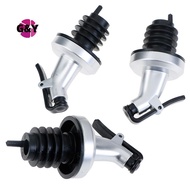 G&Y 3pcs Stainless Steel  Bottle Stopper Liquor Bottle Pourer Stopper Dispenser
