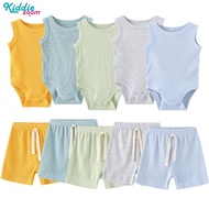 Kiddiezoom Newborn Baby Clothes Set Vest T-shirt + Pants 2pcs Toddler Outfits 0-12 Months Boy Girl S