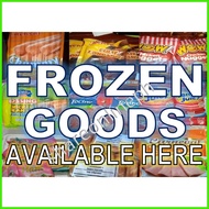❖ ◱ Frozen Goods Available Here Signage Store Signages Frozen Foods