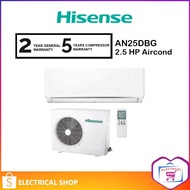 Hisense 2.5HP Air Conditioner Non-Inverter Aircond Penghawa DIngin