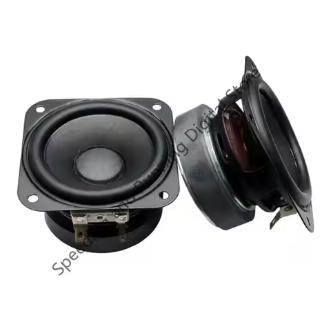 1Pc 70x70mm 2.75Inch 4Ohm 15W Bass Speaker 70mm Subwoofer Square Speaker DIY Home Sound Theater