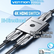 Vention 2 IN 1 Bi-directional HDMI Switch 4K HDMI Adapter Converter For TV Box Laptop PS4 (With HDMI
