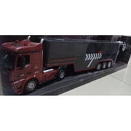 rc lori kontena bersaiz besar remote control beteri cas PERCUMA 1biji treler Dan 4biji kereta