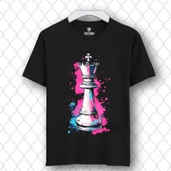 VOOSHI OFFICIAL - Checkmate Skena T-Shirt | Chess Graphic Tee | Distro Premium Regular - DW088