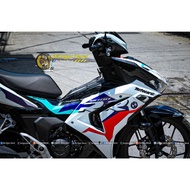 TEM DÁN BMW HP4 S1000RR XE WINNER X V3 MÀU TRẮNG ĐEN