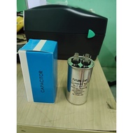 Run Air 20UF. Condenser 20UF. 450V. Capran 20UF. There Is A Blue Box.