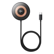 Baseus โทรศัพท์ตั้งได้อย่างรวดเร็วได้รับการรับรองที่ชาร์จแบบไร้สาย Qi2 15W Mag-Netic ที่ชาร์จสำหรับไ