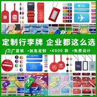 luggage tag Luggage Tag Customized LOGO Boarding Pass Suitcase Tag Travel Social Exhibition Event Pr
