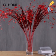 LIAOYING 5pcs/Pack Peacock Grass, 20 Heads Multicolor Artificial Grass, Realistic Feather Texture 80