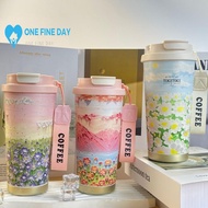 Lily Flower Special Edition Ceramine Coating Sus316l Mug Cup Coffee Multipurposethermo D4h6