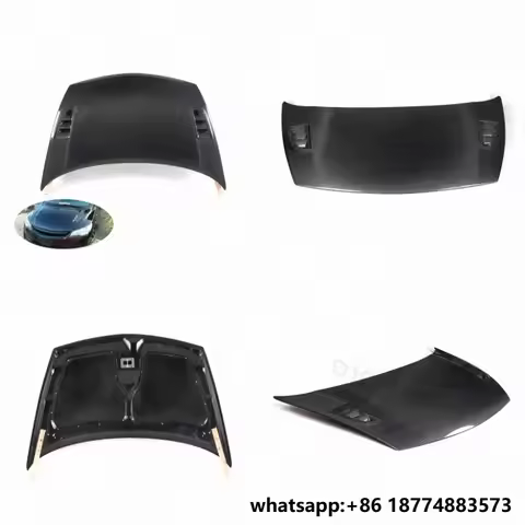 Langyu 07-15 Car Accessories Front Bonnet Carbon Fiber Engine Cover for Honda Civic FD2 Upgrade RR S