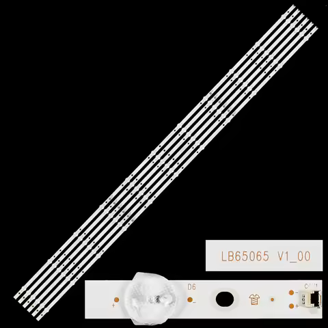 12 PCS/set LED backlight strip FOR 65PUS6554 LB65065 V0_00 V1 Element TV E4SW6518RKU E4ST6519RKU TPT