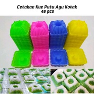 48 PCS Square putu ayu Cake Molds