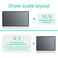 Salange Projector Screen 16:9 Metal Anti Light Curtain Reflective Fabric Cloth For YG300 XGIMI H3 H