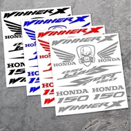 WINNER X-V3 MOTORCYCLE STICKER WINNER X V3 (RSX) SPORTS STYLE MOTORCYCLE STICKER
