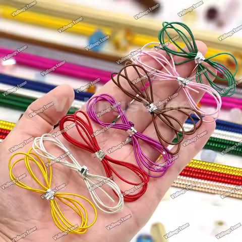 Embroidery Thread Metal French Bullion Wire Copper Hard Wire For Embroidery Badge Hand Made Jewelry 