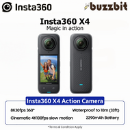 Insta360 X4 / One X4 / OneX4 - 8K Video - 360 Action Camera - Insta360 Malaysia Warranty