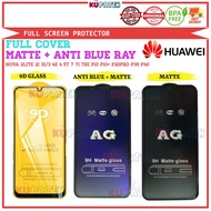 🔥Tempered Glass HUAWEI Nova 2lite 2i 3i/3 4e 4 5t 7 7i 7se P10 P10Plus P20ProP30 P40 || 9D || Anti B