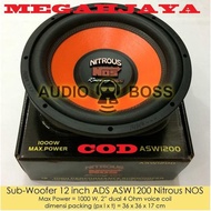 Termurah!!! SPEAKER SUBWOOFER 12 INCH ADS ASW1200 NITROUS NOS 12"