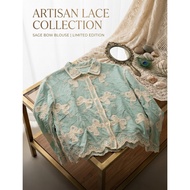 Embroidered Blouse Bohemian code Bow cn
