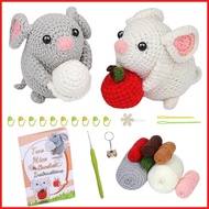 Crochet Animal Kit Crochet Beginners Knitting Kit Kids Crochet Animal Knitting Kit Hamster Beginners