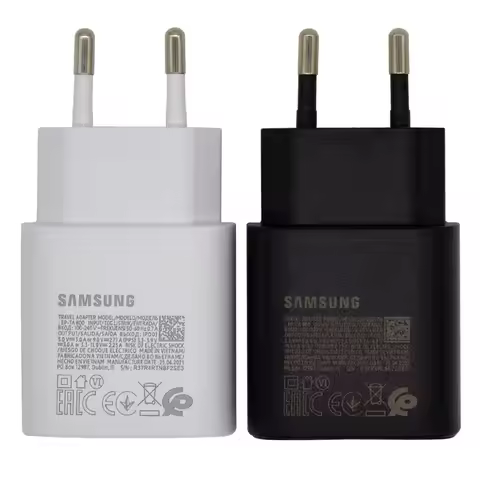 Samsung Galaxy A57 A16 A17 A16 F17 F07 S25 S26 5G Super Fast Charger 25W USB C PD Wall Power Adapter