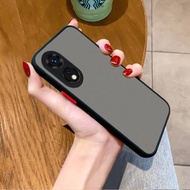 [ส่งจากไทย] Case OPPO Reno 8T 5G เคสโทรศัพท์ ออฟโป้ เคสกันกระแทก ปุ่มสีผิวด้าน กันรอยกล้อง ขอบนิ่มหลังแข็ง เคส Oppo Reno8T