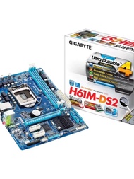 เหมาะสำหรับ Gigabyte/Gigabyte H61M-DS2เดสก์ท็อปรุ่นที่สี่เมนบอร์ดมาเธอร์บอร์ดทนทานพิเศษ